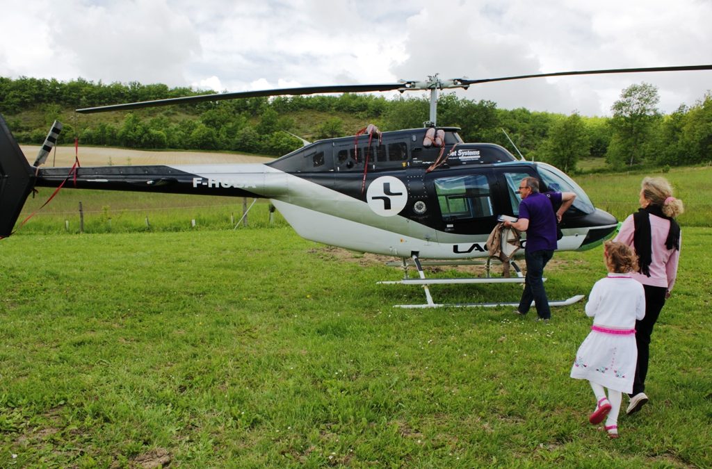 Tour du domaine en hélico