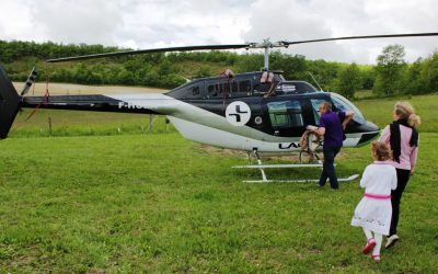 Tour du domaine en hélico